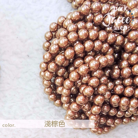 熱銷款尺寸純素色珍珠 x 芭蕾粉 10mm 第6張的照片