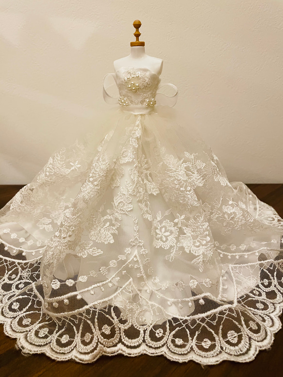 豪華 ウェディングトルソー ミニチュア 結婚祝い ウェディングドレス スーツ・フォーマル・ドレス