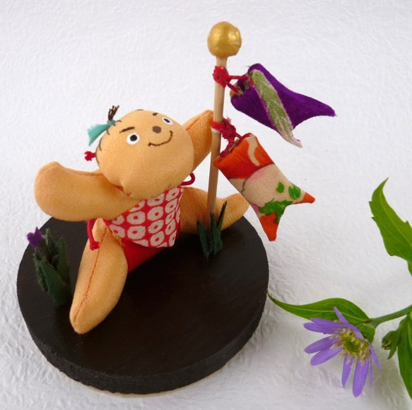 金太郎 鯉のぼり 五月人形 布製 鯉のぼり ちりめん 金太郎 人形