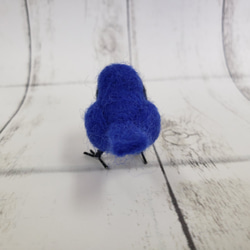 羊毛フェルト　ミニ　オオルリ　青い鳥　手のり　ブルー　小鳥　 k00689 5枚目の画像