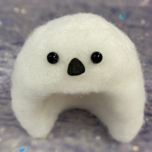 羊毛フェルト シマエナガのかまくらと シマエナガちゃん k00397 羊毛