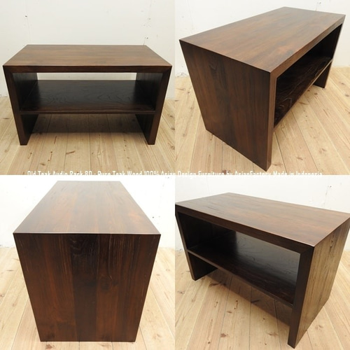 オールドチーク材 無垢材◾️大型サイズ 作業台/ ディスプレイ台 チーク無垢材ディスプレイステージ 台 飾り台 ステージ