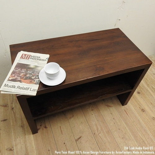 オールドチーク材 無垢材◾️大型サイズ 作業台/ ディスプレイ台 チーク無垢材ディスプレイステージ 台 飾り台 ステージ