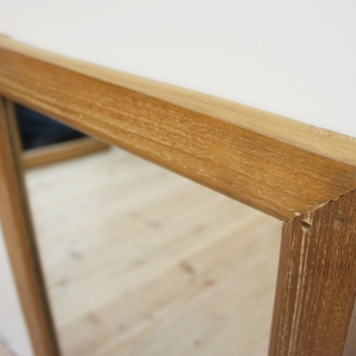 オールドチーク材のミラー 60cm×40cm 壁掛け鏡 チーク無垢材 オールドチーク材のミラー 60cm×40cm 壁掛け鏡 チーク無垢材