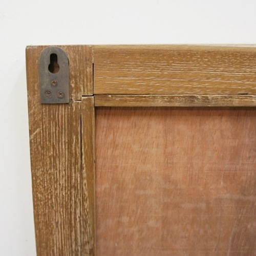オールドチーク材のミラー 60cm×40cm 壁掛け鏡 チーク無垢材 オールドチーク材のミラー 60cm×40cm 壁掛け鏡 チーク無垢材