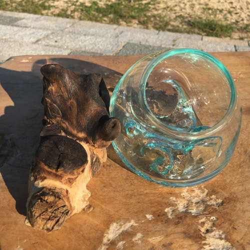 【流木ガラス】天然流木はめ込み水槽 アクアリウム テラリウム ベタ めだか 花瓶 流木ガラス】天然流木はめ込み水槽 アクアリウム テラリウム