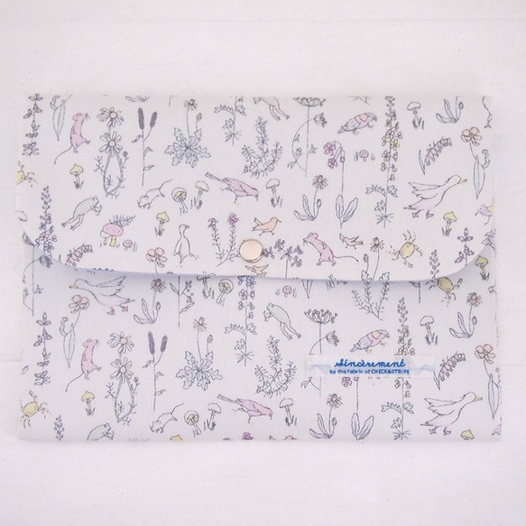 リバティ 母子手帳ケース セオ/パフピンク B6サイズ マルチケース 1枚目の画像