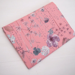 リバティ 母子手帳ケース イルマ/ピンク B6サイズ マルチケース 4枚目の画像