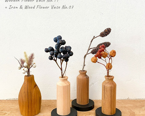 2011SS シンプルで美しい◆フェイクフラワー付陶器花器2点セット Amazon.co.jp: 花瓶 陶器 一輪挿し ミニ おしゃれ フラワー