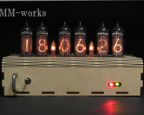 IN-14 GPS付 ニキシー管時計 Ver1.1 高精度RTC (ケースあり, 管球あり