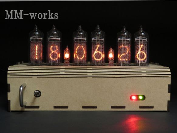 IN-14 GPS付 ニキシー管時計 Ver1.1 高精度RTC (ケースあり, 管球あり