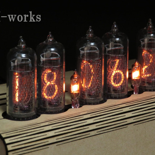 IN-14 GPS付 ニキシー管時計 Ver1.1 高精度RTC (ケースあり, 管球あり