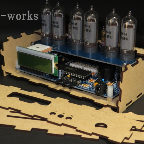 IN-14 GPS付 ニキシー管時計 Ver1.1 高精度RTC (ケースあり, 管球あり