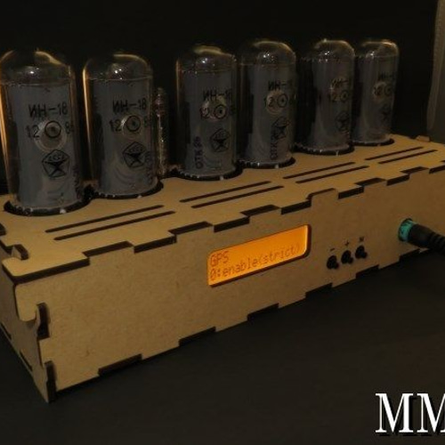 IN-18 GPS付 ニキシー管時計 Ver1.1 高精度RTC使用 掛け時計 IN-18 GPS付 ニキシー管時計 Ver1.1 高精度RTC使用 掛け時計