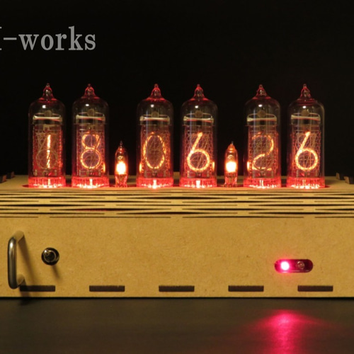 ニキシー管 IN-4 時計 4球 ケースなし 秒間ランプ緑 【公式通販】