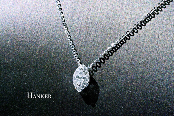純K金高級珠寶 HANKER Bright璀璨系列-Crystal閃耀結晶鑽墜天然南非馬眼鑽石 第3張的照片
