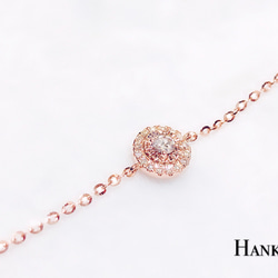 Rose snowflake Bracelet 玫瑰雪花鑽石手鍊 第1張的照片