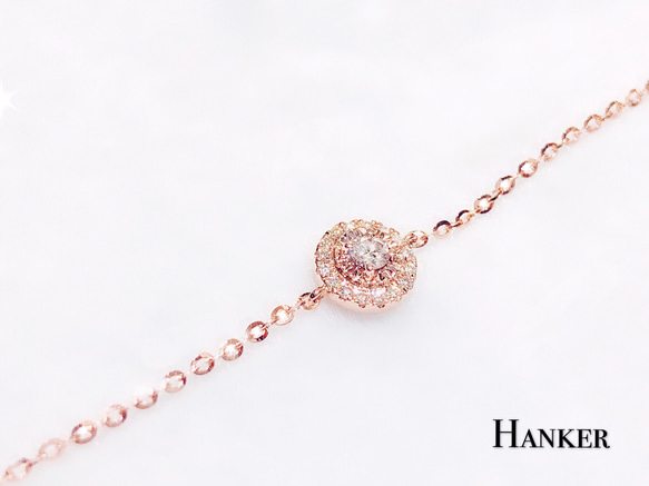 Rose snowflake Bracelet 玫瑰雪花鑽石手鍊 第1張的照片