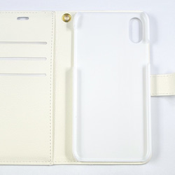 【iPhone SE2対応】カワラバト・グレー 手帳型スマホケース iPhone用 3枚目の画像