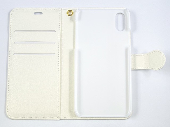 【iPhone SE2対応】カワラバト・グレー 手帳型スマホケース iPhone用 3枚目の画像