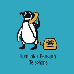 グリップケース【iPhone  12・11対応】フンボルトペンギン・トーク・ ブルー  iPhone用 4枚目の画像