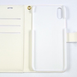【iPhone 12対応】ルリコンゴウインコ・パターン・ブルー手帳型  Plus・ XR・ XS Max用【ペンギン】 4枚目の画像