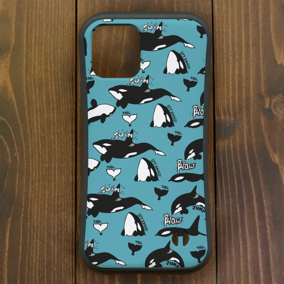 【Harper & Blake】UK発!手帳型スマホケース Orca/シャチ Harper & Blake】UK発!手帳型スマホケース Orca/シャチ (Harper