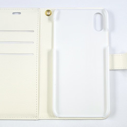 【iPhone SE2対応】カラス・パターン・ブルー 手帳型 スマホケース iPhone用 3枚目の画像