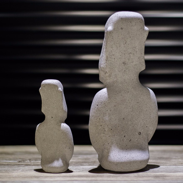 奇舍記。復活節島水泥石像二代（大）-摩艾Moai(水泥擺件/禮品/水族魚缸/園藝造景) 第5張的照片