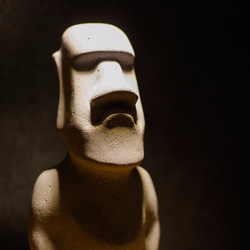 奇舍記。復活節島水泥石像二代（大）-摩艾Moai(水泥擺件/禮品/水族魚缸/園藝造景) 第6張的照片