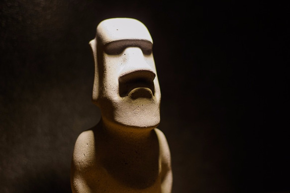 奇舍記。復活節島水泥石像二代（小）-摩艾Moai(水泥擺件/禮品/水族魚缸/園藝造景) 第6張的照片
