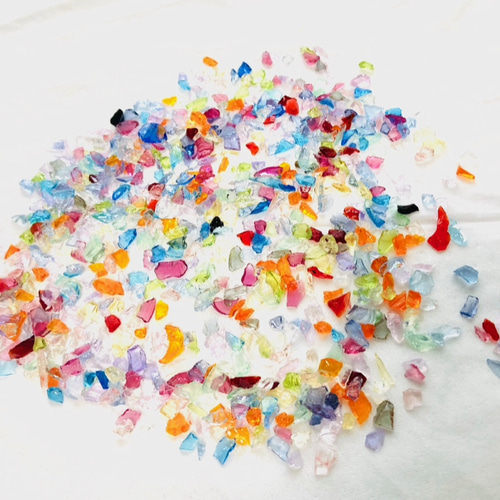 ☆宇宙に輝く光☆アンダラクリスタルコズミックアイス天然ガラス275g