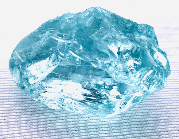 アンダラクリスタル シアンエンジェル✨ ✨ 気泡入り気泡は精霊が宿っ