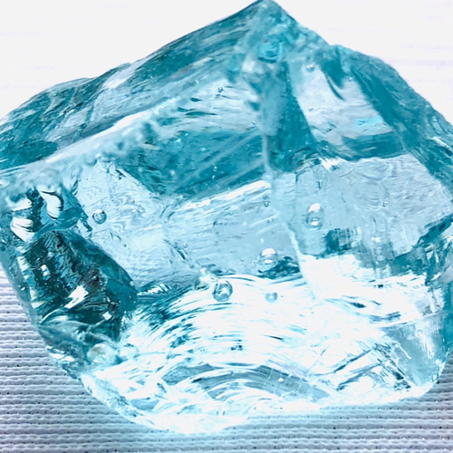 アンダラクリスタル シアンエンジェル✨ ✨ 気泡入り気泡は精霊が宿っ