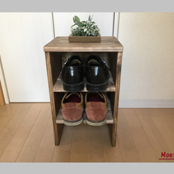 (試作品)シェルフ　シューズラック　折り畳み　木製　ハンドメイド 0_9d2e8d7e3d80920c221e986c4f7c