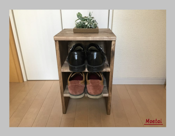 久和屋 おしかっ 靴箱 アンティーク棚 【メル36826様専用