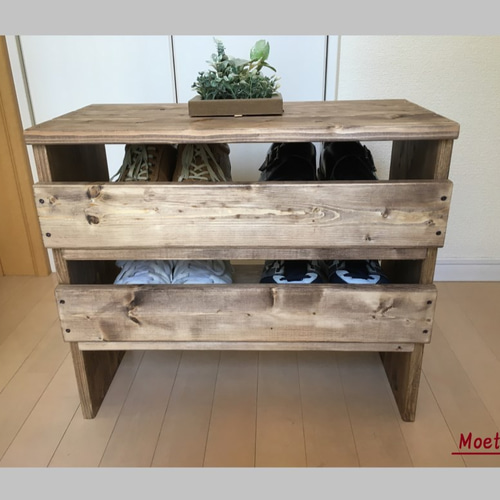 シューズラック（3段・各2足［子供用各3足］） 靴箱・下駄箱