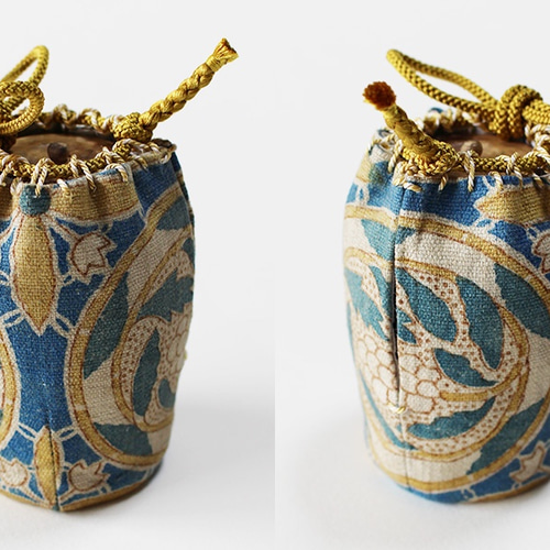 茶入の仕覆・笹蔓紋更紗 巾着袋 くちぶえ和手 通販 2295778｜Creema