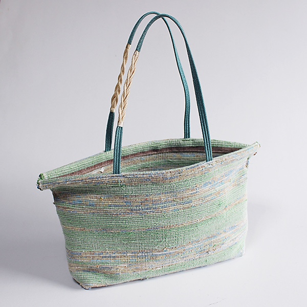 裂き織りトート・せせらぎ
