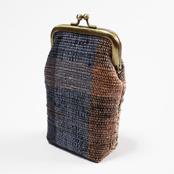 裂き織りがまぐち・たま風