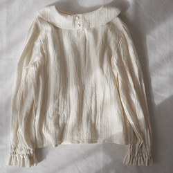 キキ ブラウス - Kiki blouse - ホワイト 3枚目の画像