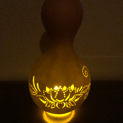 ひょうたんランプ 薔薇 スタンドライト・テーブルランプ ティ〜ル