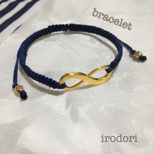 ワックスコード ブレスレット＊インフィニティ＊② ブレスレット