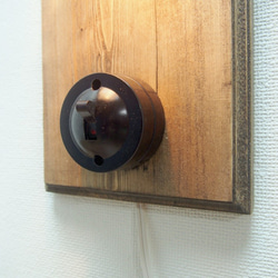 【ボトルランプ】ジャックダニエルの壁掛けランプ　レトロ調スイッチ付 5枚目の画像