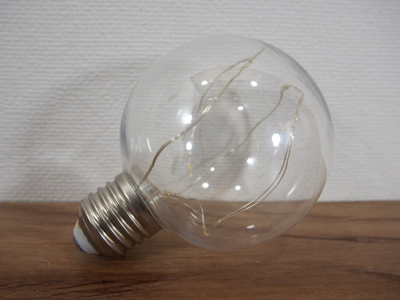 【癒しの灯り】電球型ボトルLEDランプスタンド コードレス乾電池式 Bタイプ 5枚目の画像