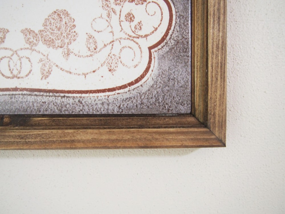 レトロ看板風デザインのインテリア壁飾りタイル（Lulu cafe） 4枚目の画像