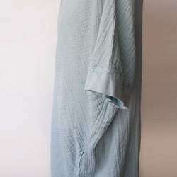 【植物模具】鈴蘭染色雙層紗寬鬆連衣裙8512-04004-50 第5張的照片