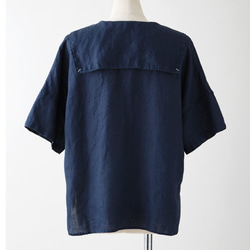 水手顏色的襯衫染原木海軍[植物模具] 8411-03001-01 第6張的照片