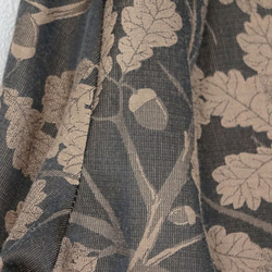 JACQUARD COAT提花大衣橡子森林棕色 第7張的照片