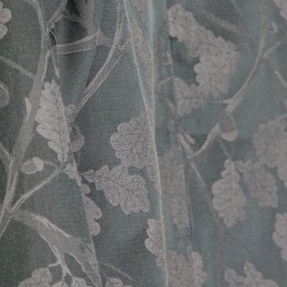 JACQUARD PLEATED SKIRT提花百褶裙橡子森林灰色 第4張的照片